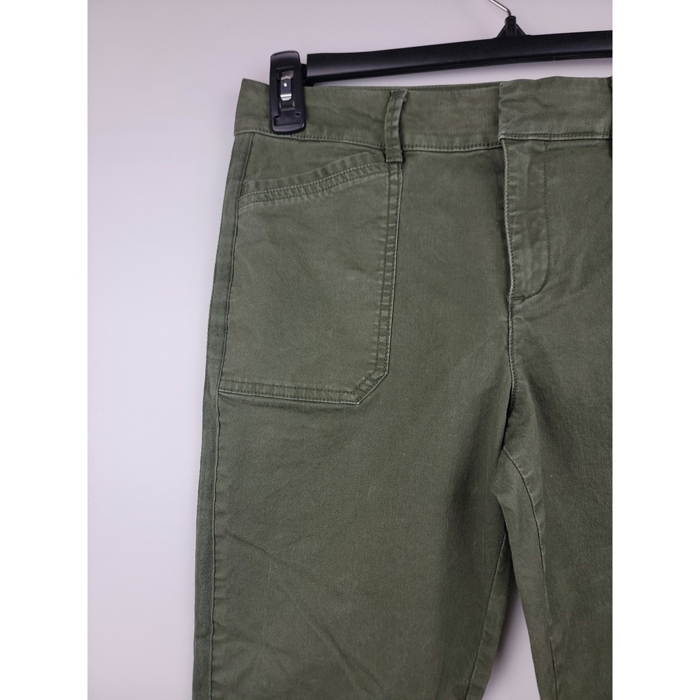 Banana Republic Factory Olive Green Utility Slim Patch Pocket Pants Mens 8 32x26 - Picture 5 of 13
